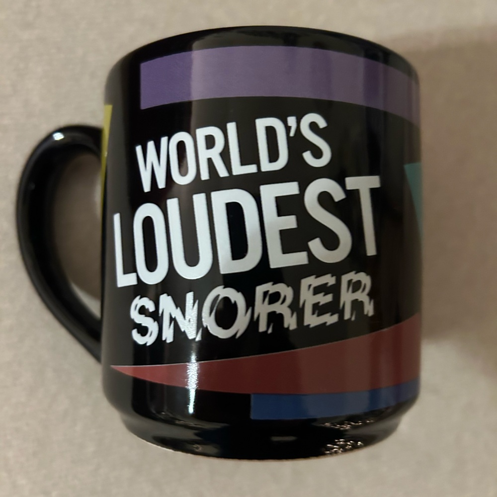 Mug for coffee or tea or hot chocolate. Would make a perfect dad / gag gift.